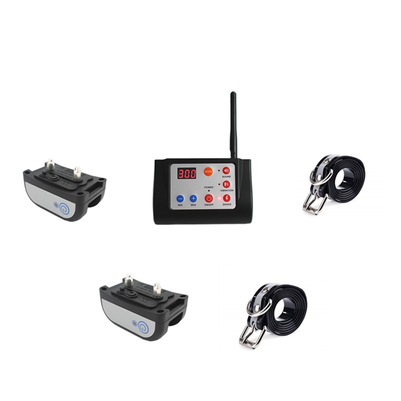 Electric Wireless Dog Fence System Rechargeable IP65 Waterproof with two Receivers X-883-R2