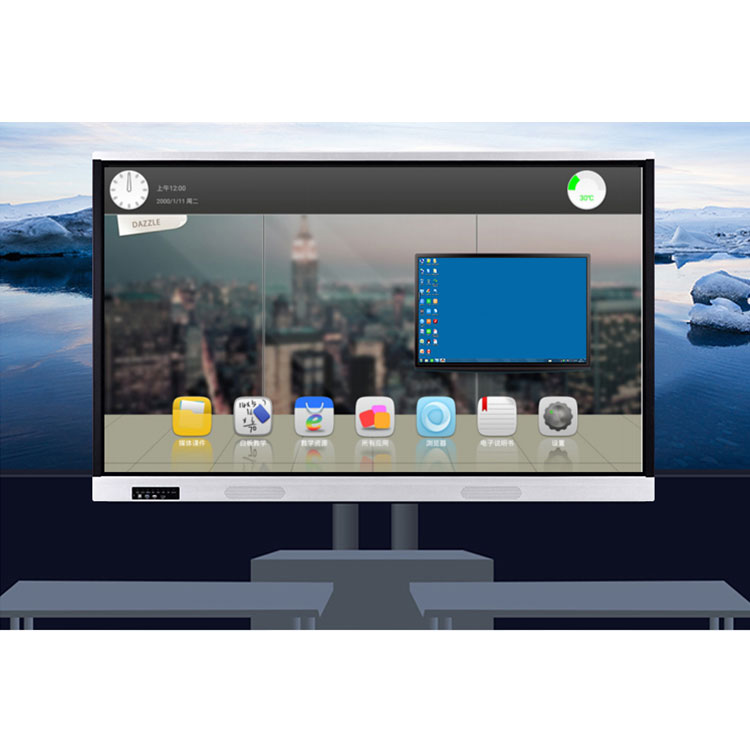 75 inch ir multi-touch interactive whiteboard for school teaching / office meeting