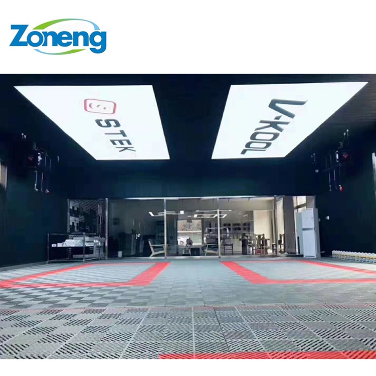 High Quality Wholesale Customized Fashion Car Repair Maintenance Shop Ceiling Led Rectangular Soft Film Light