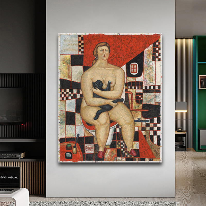 Hot Sale Sexy Nude Women Oil Painting Abstract Oil nude paintings for Living Room