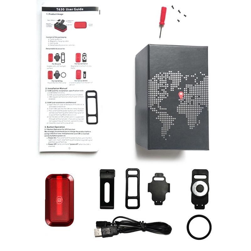 Новый T630 GPS трекер для собак, детей, домашних животных, мотоциклов, детей, велосипедов, водонепроницаемый локатор отслеживания в режиме ожидания 7 дней