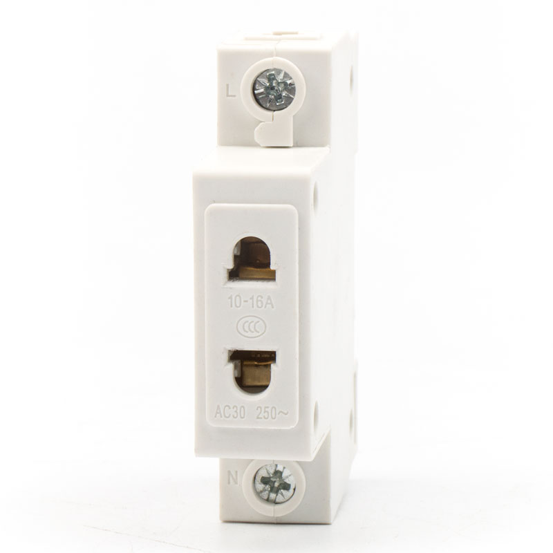 AC30 2 контактный DIN Rail модульный разъем универсальная розетка электропитания 10A/16A огнестойкий