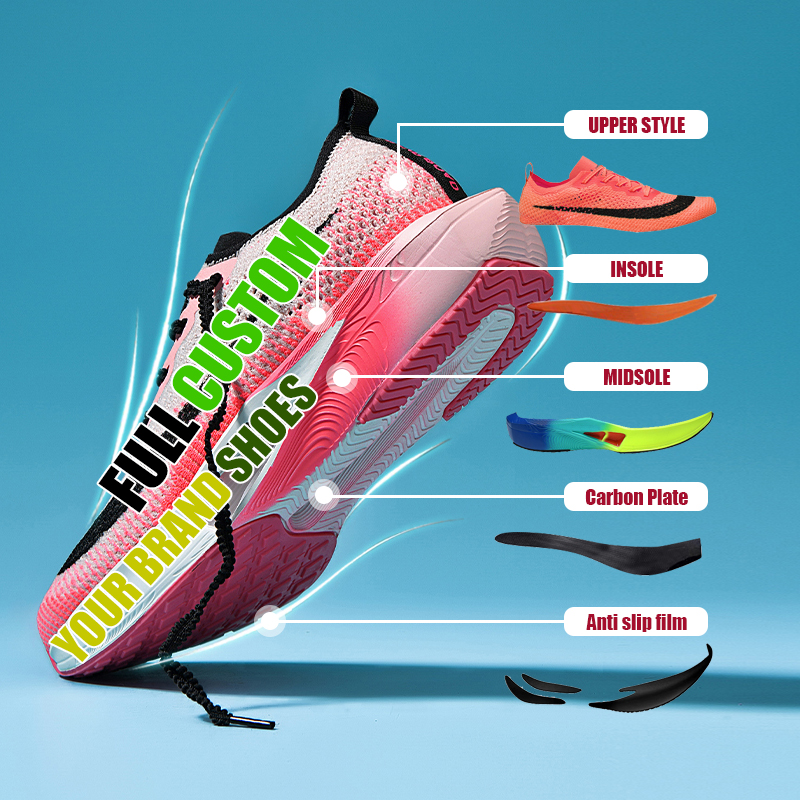 Customized Running Shoes for Men Women Latest Styles Sports Walking Barefoot Basketball Tennis Sneakers-Full Design Your Brand