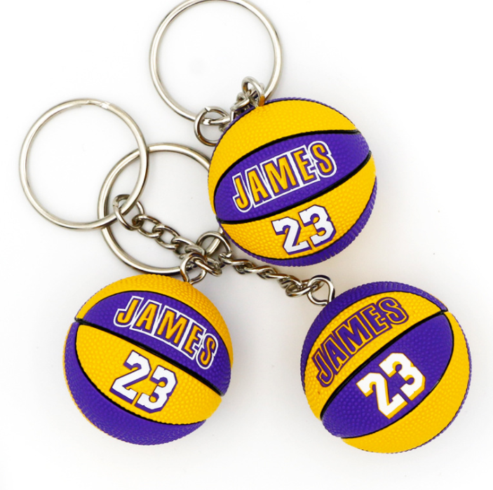fashion innovative basketball team series keychain