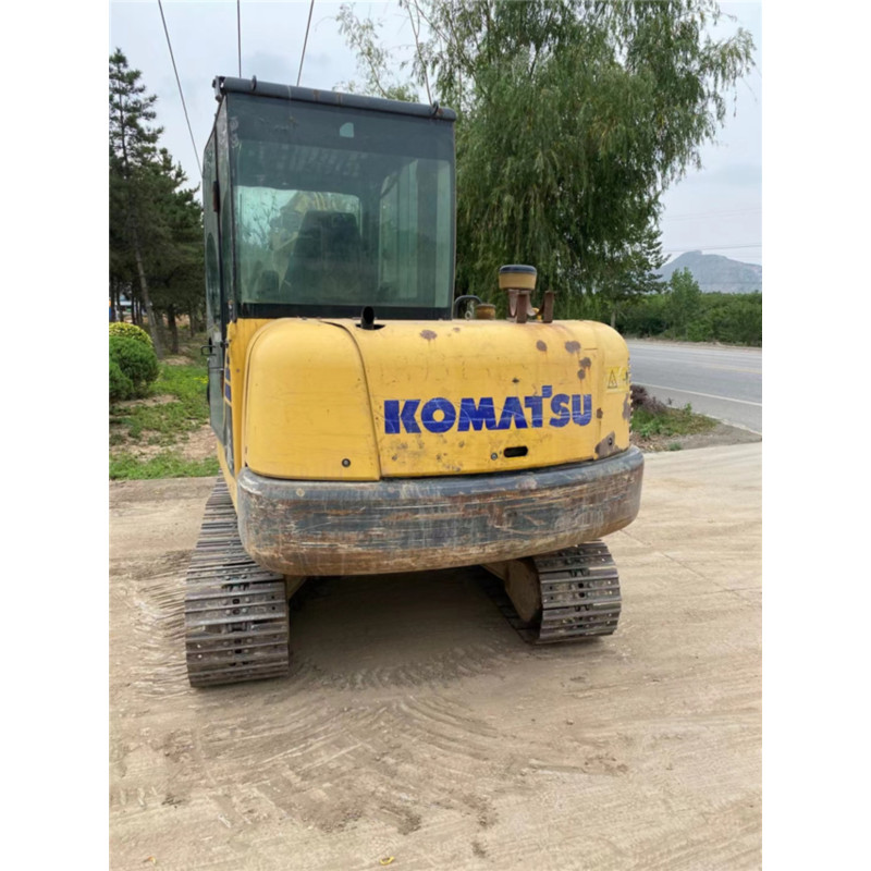 Бывший в употреблении экскаватор komatsu гусеничный экскаватор PC56 Японский Б/у экскаватор на продажу