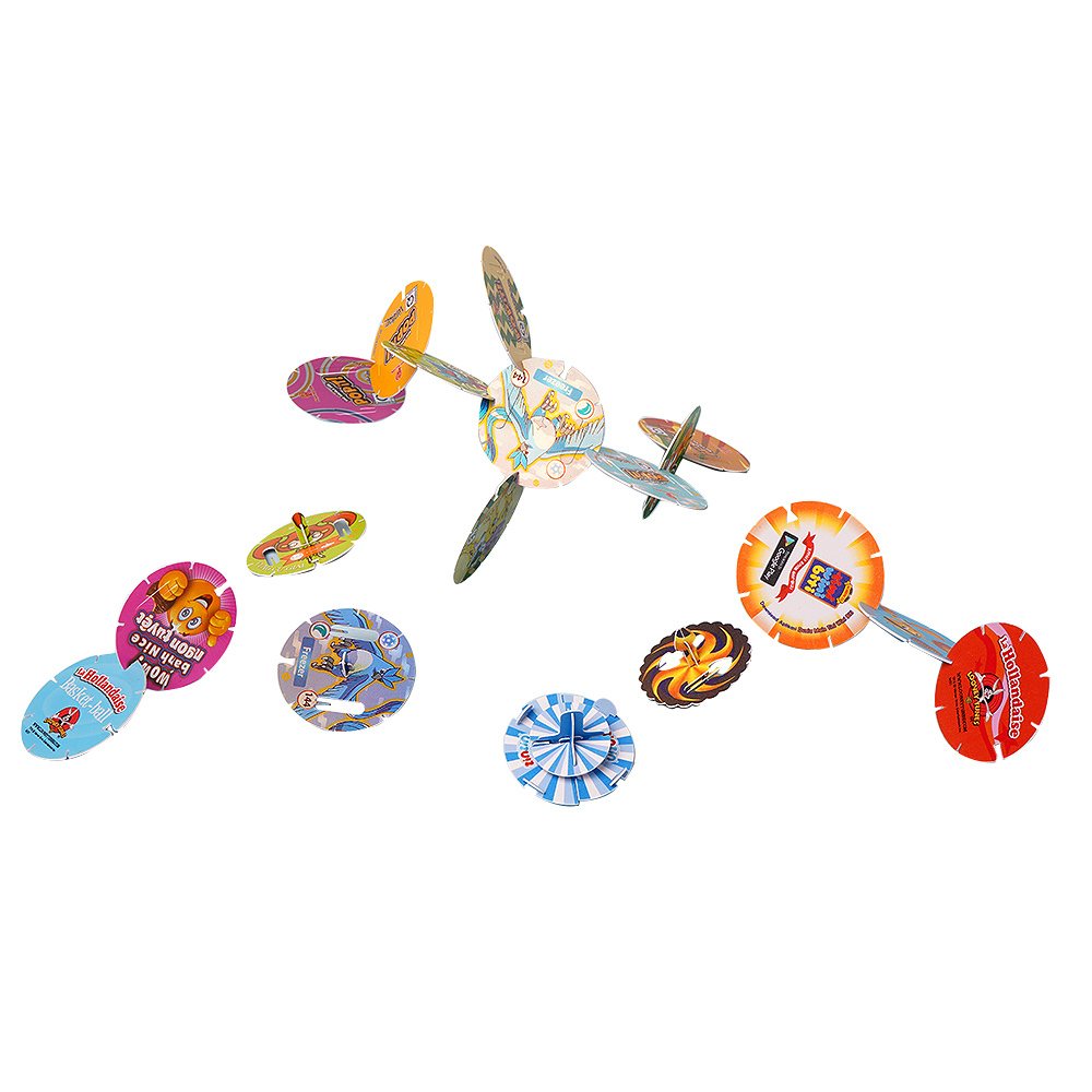 Food Company Promotion plastic cards Tazos Customized Printing PP tazo card Tazos with Custom Design