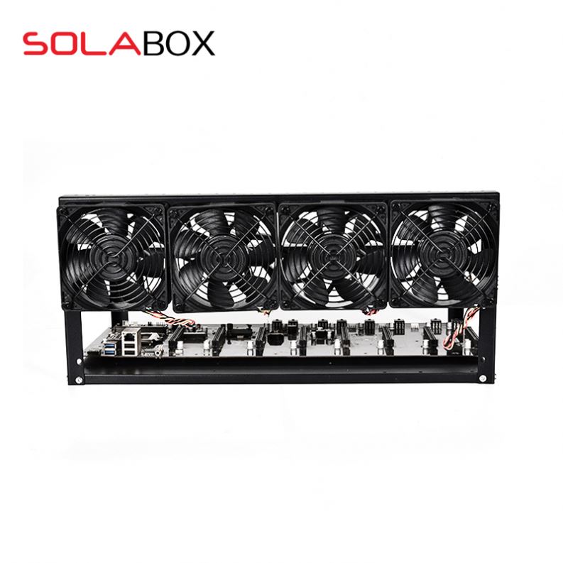 Корпус для материнской платы solabox открытого воздуха B85 8GPU для 3090 3080 3070 3060TI 1080TI GPU
