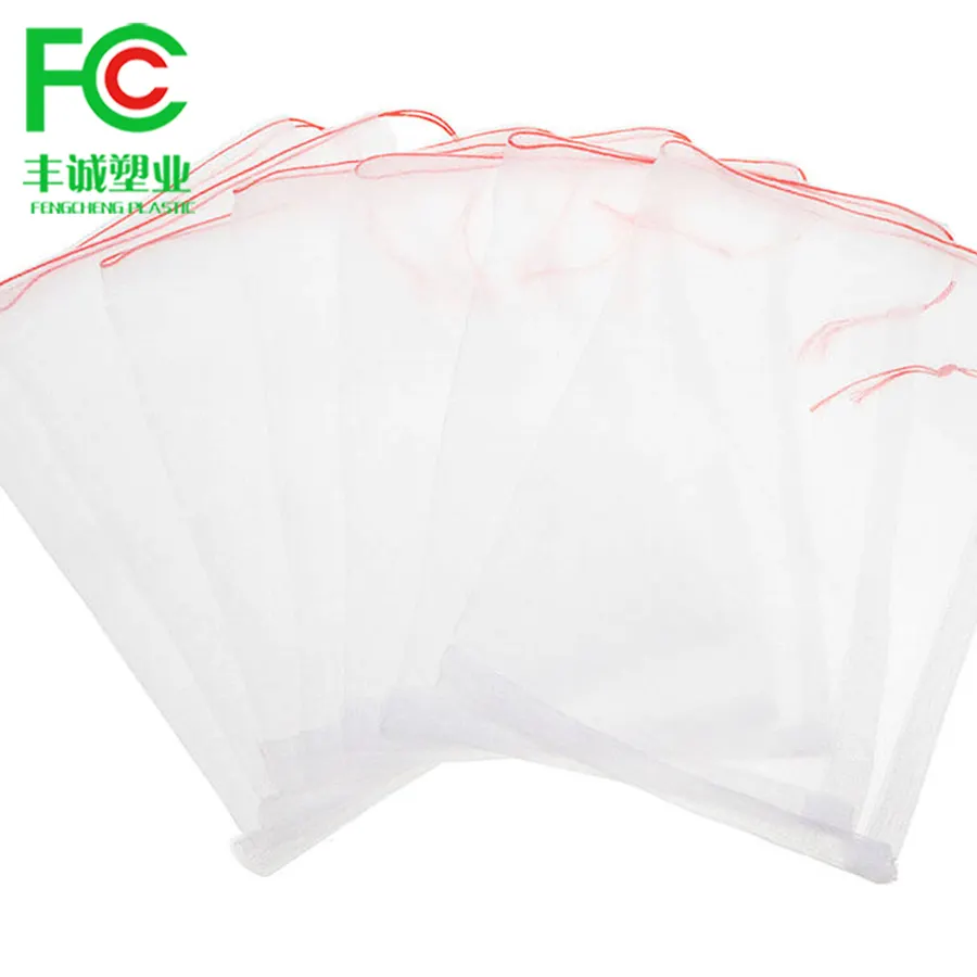 Protect bags PE mesh bag plastic mesh net bags for fruits and vegetable