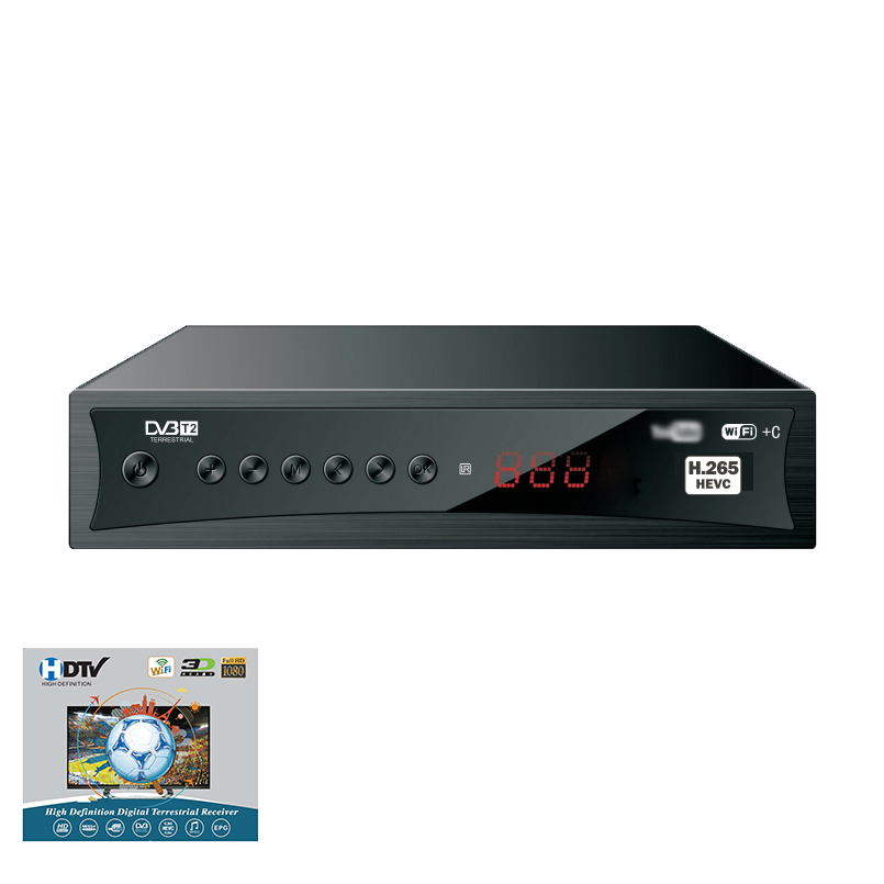 Цифровой ТВ-приемник dvb t2 H.265 HEVC декодер dvb-t2 iptv Приемник WIFI HD нейтральная ТВ-приставка dvbt2