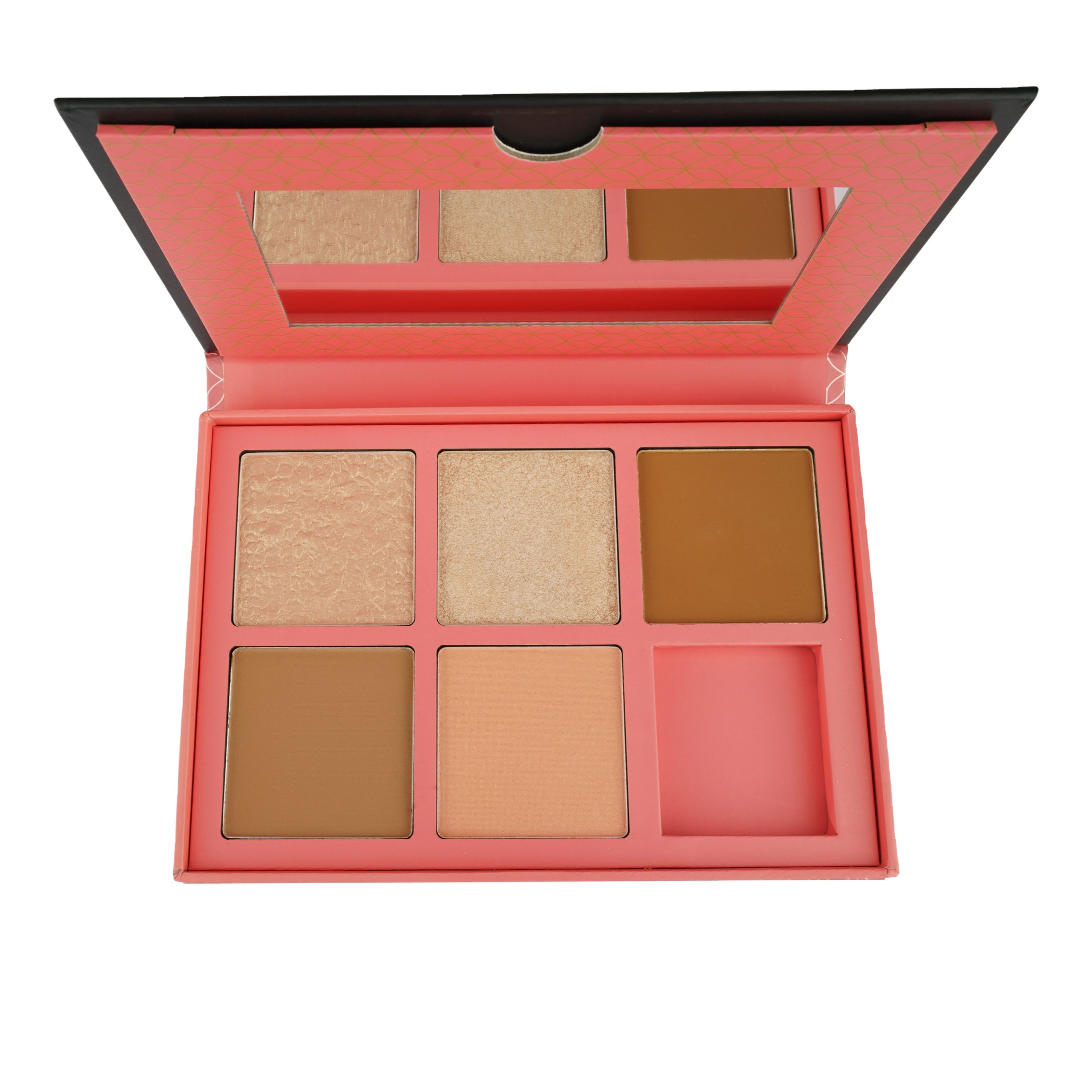 High Quality Sells Face Makeup Pressed Powder Set Of Beauty 3 in 1 Bronzer Blusher Highlighter