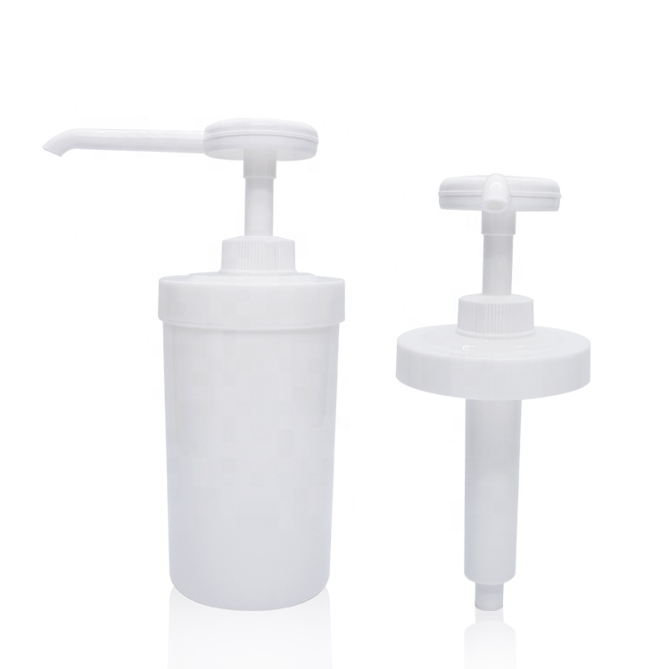 Syrup jam pump with 500ml PET plastic container bottle