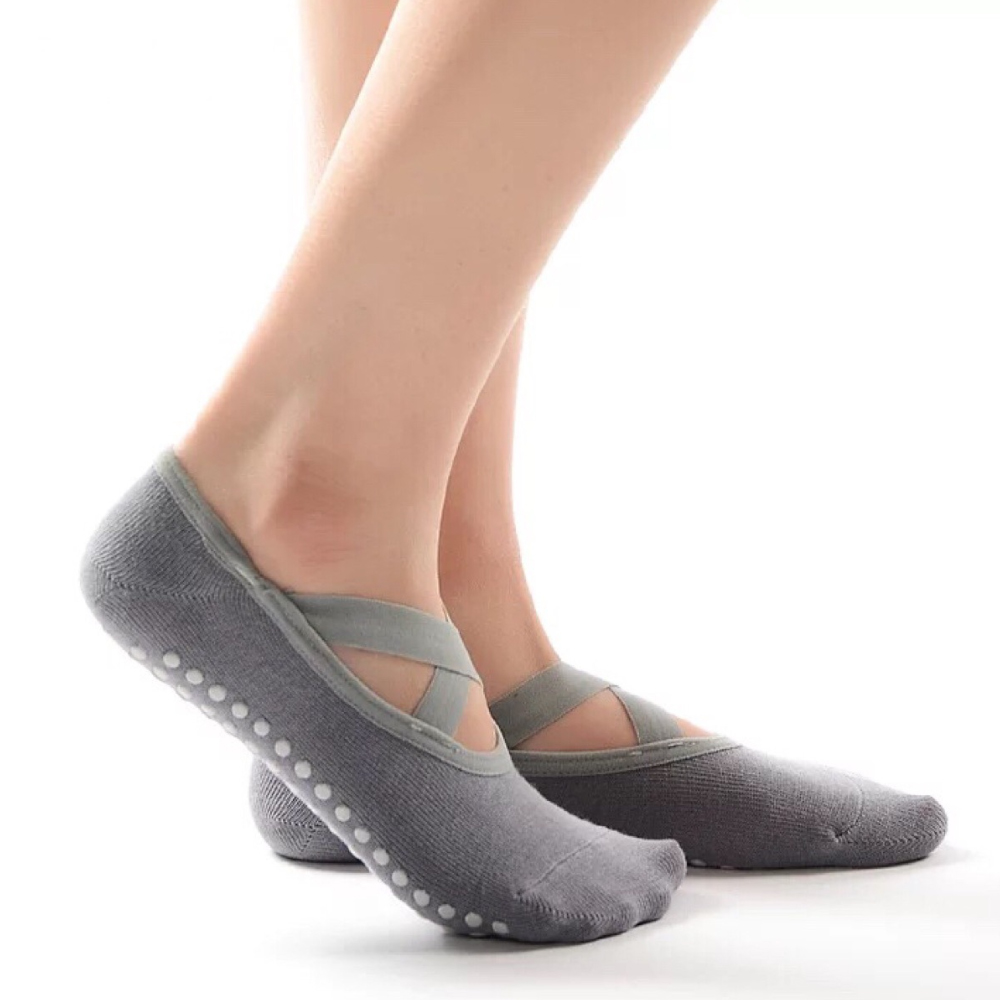 Uron 006 зажим с точечной non-slip с рукояткой носки для йоги