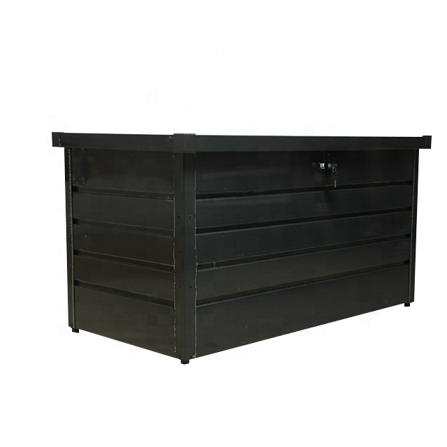 Storage Box Garden Metal 360L Lockable Gas Lift Chest Tool Box 120 x 62 x 63 cm