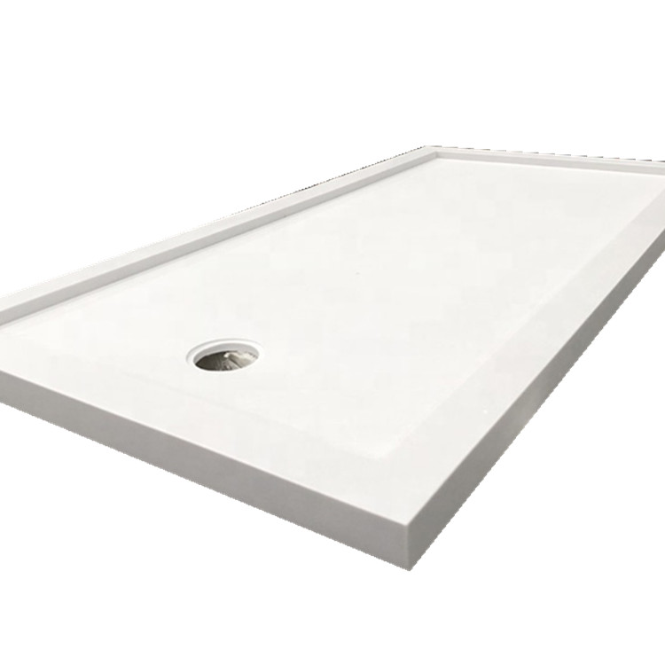 3ft*5ft xps foam fiberglass linear drain shower tray /shower base for bathroom