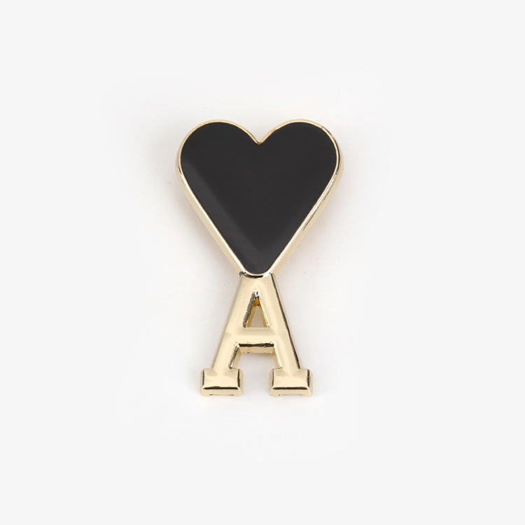 New Designer Letter A Gold Fashion Jewelry Women Brooch For Party