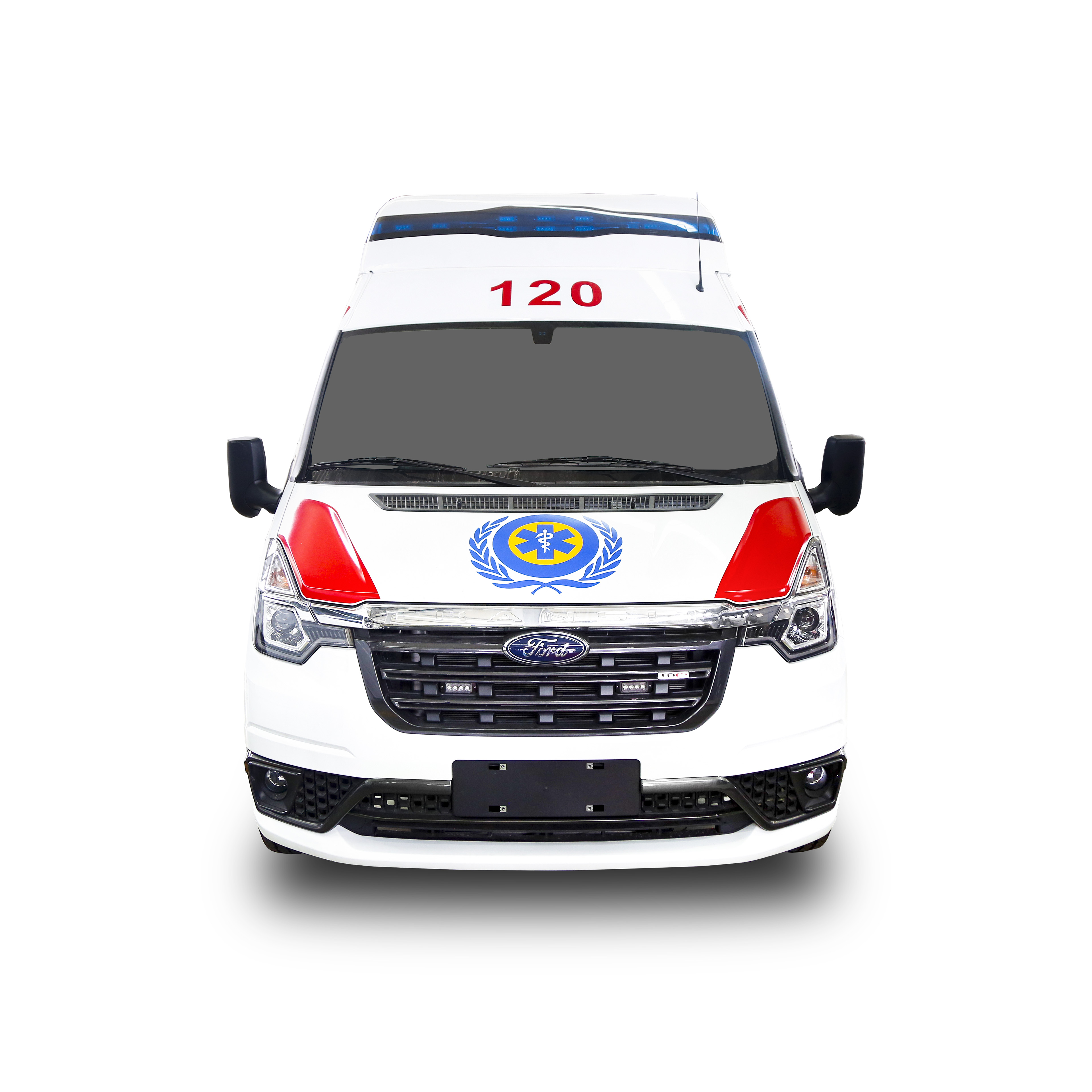 2021 Brand New Ambulance Vehicle Transit V348 PRO Monitoring ICU Emergency Ambulance Car for Sale