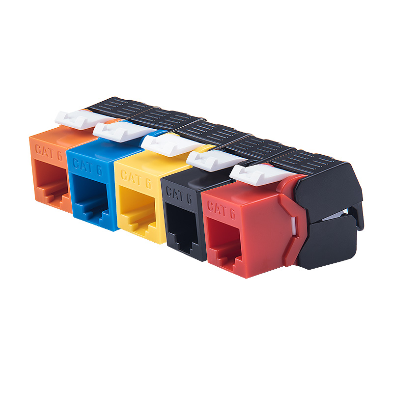 Linkwylan сети RJ45 Keystone Jack UTP Cat 6 безинструментальный Модуль Розетка поддержка Gigabit PoE 7 видов цветов в наличии