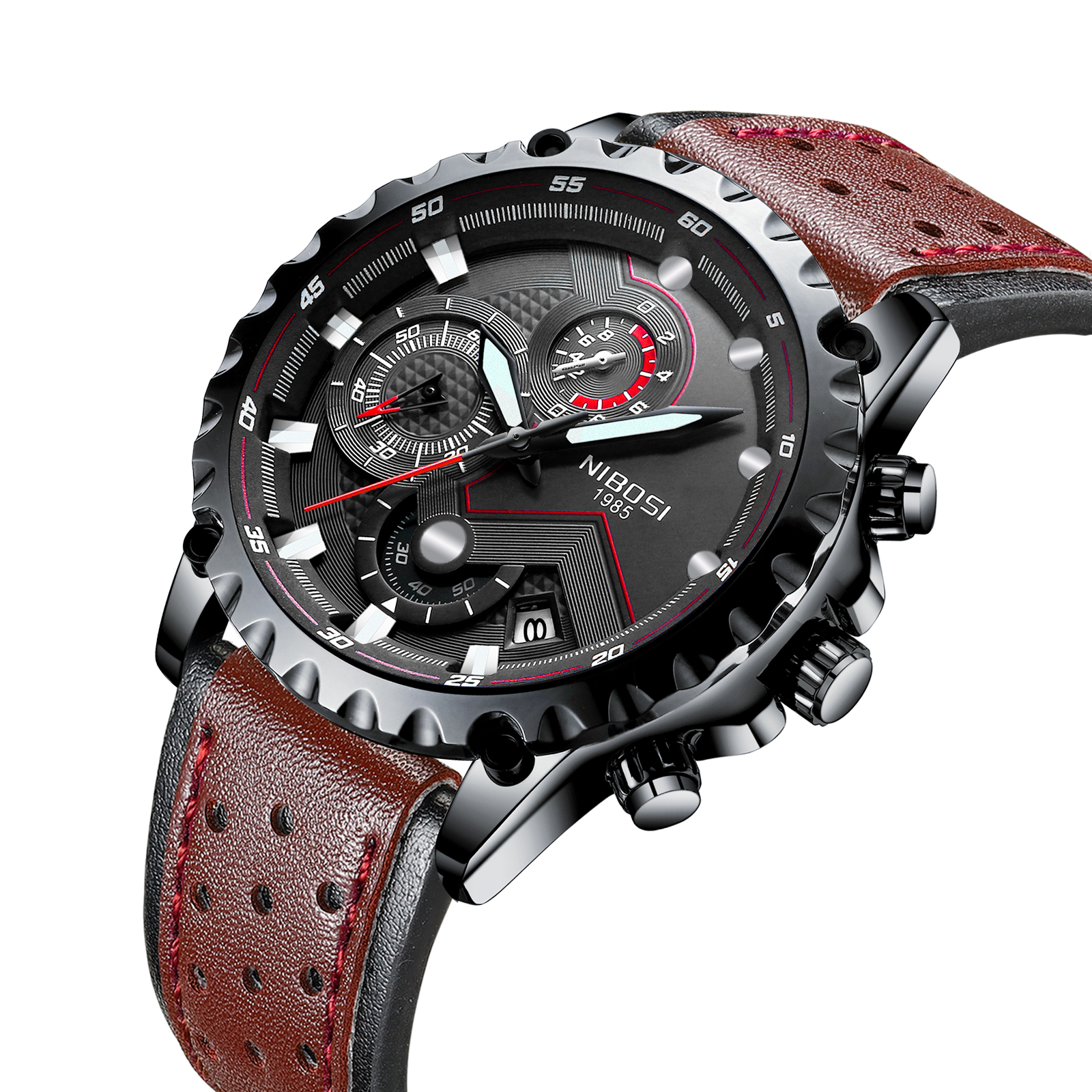 Fashion Men Watches luxury Leather Strap Business Analog Man Quartz Watches