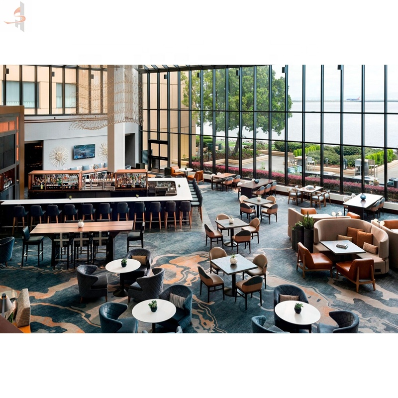 Foshan Sanhe custom 5 star high end коммерческая мебель для отелей, ресторанный набор