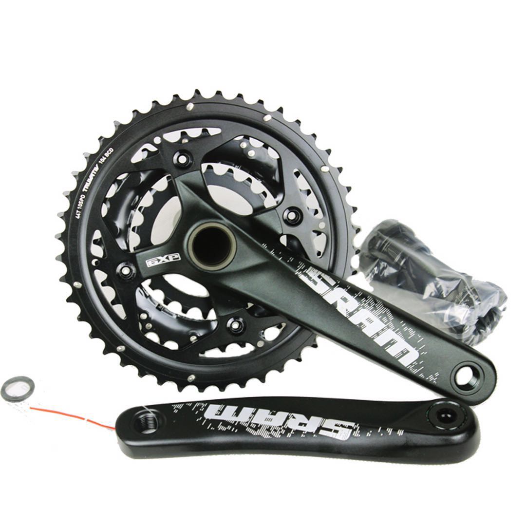 SRAM Speed Link S1000 полый цельнокроеный коленчатый набор 10 скоростей 30 скоростей 44 33 22T без нижнего вала GXP