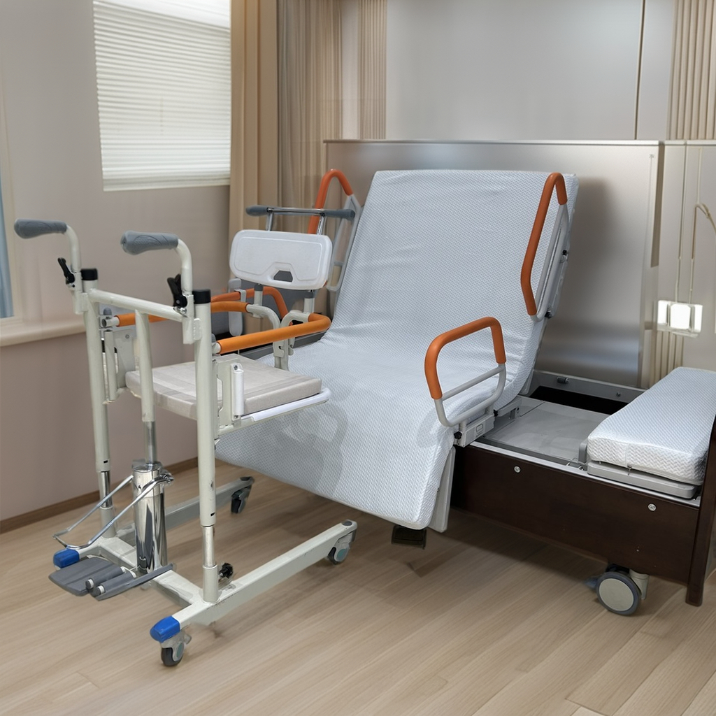 ISO Certified Electric Hospital Bed for Home Care Rotating Steel Furniture by Certified Medical Manufacturer