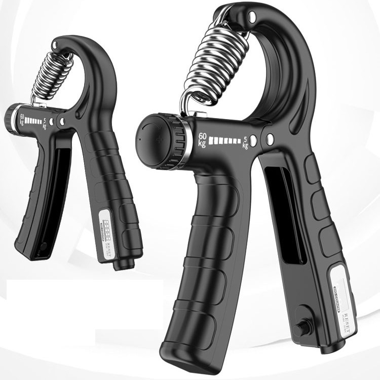 R Type Hand Grip Strength Device Adjustable Spring Relax Grip Strength Fitness power Smart Counting gym hand gripper