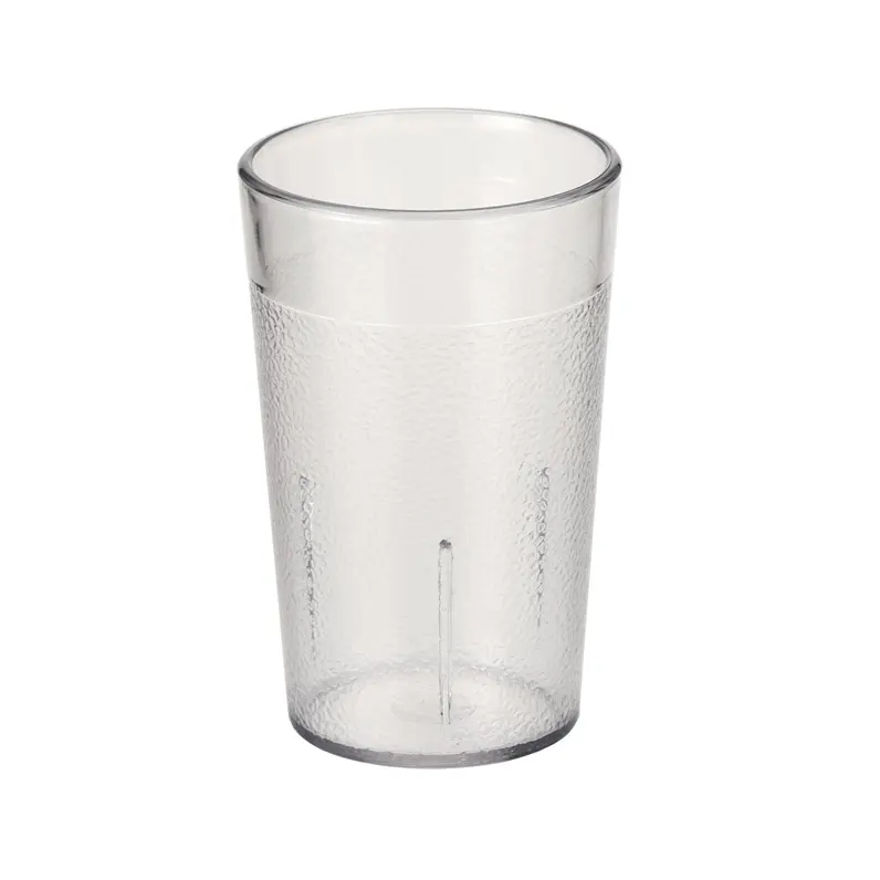 Polycarbonate Mini Cup 5oz Clear Amber Frosted Glass Tumbler 15cl Stackable Plastic Cup Frosted