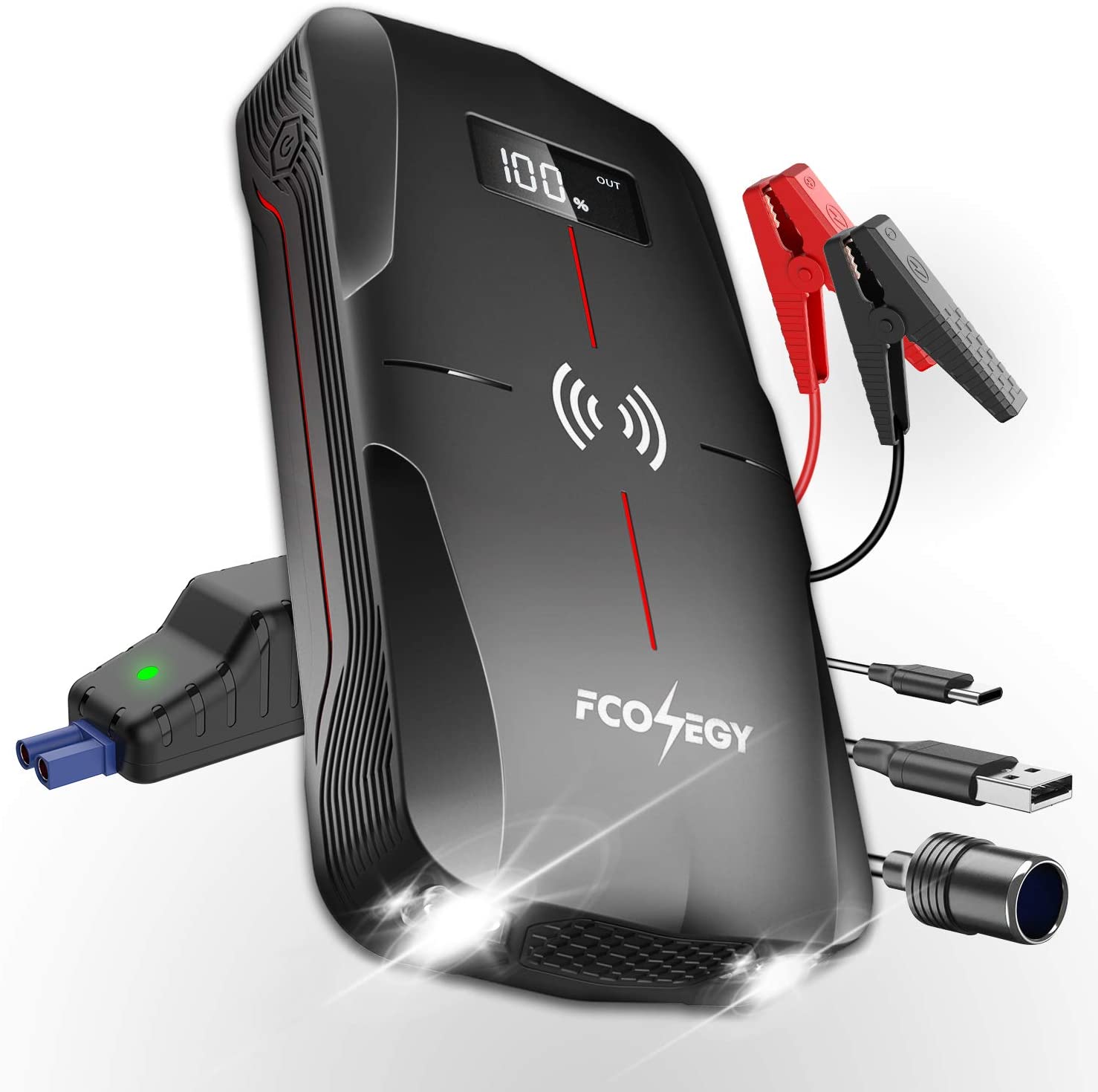 Fconegy FC100 18000mah Беспроводное Автомобильное пусковое устройство