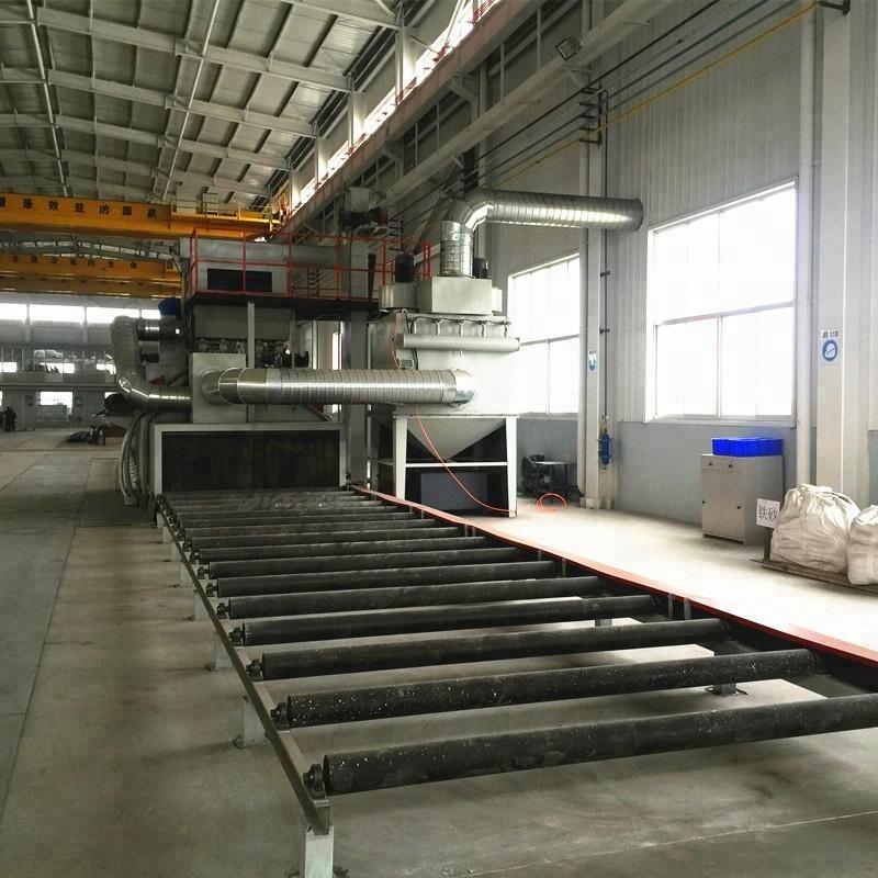 Роликовый конвейер газовая бутылка/цилиндр дробеструйной очистки/машина для очистки