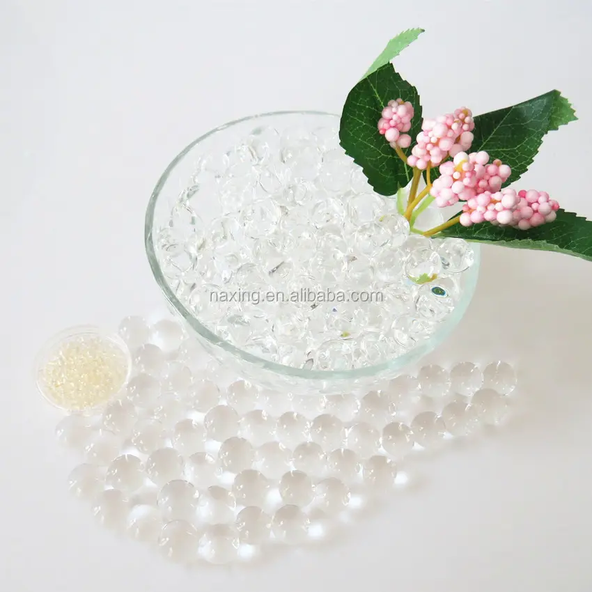 Clear water beads crystal soil absorbent polymer beads ball for home decoration Vas Filler