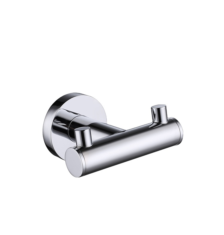 Bathroom robe hook brass hook chrome wall mounted robe hook