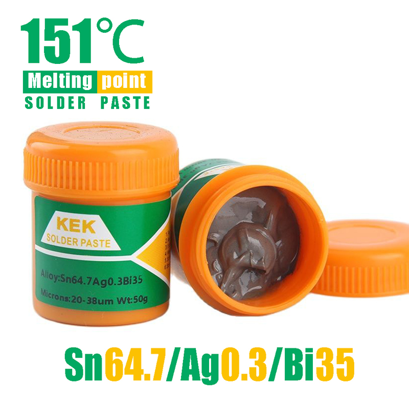 Lotpaste BGA ремонт Zinn паста SMD патч Vitalizer Чип ремонт паяльная паста Sn64.7 Ag0.3 Bi35 50 г