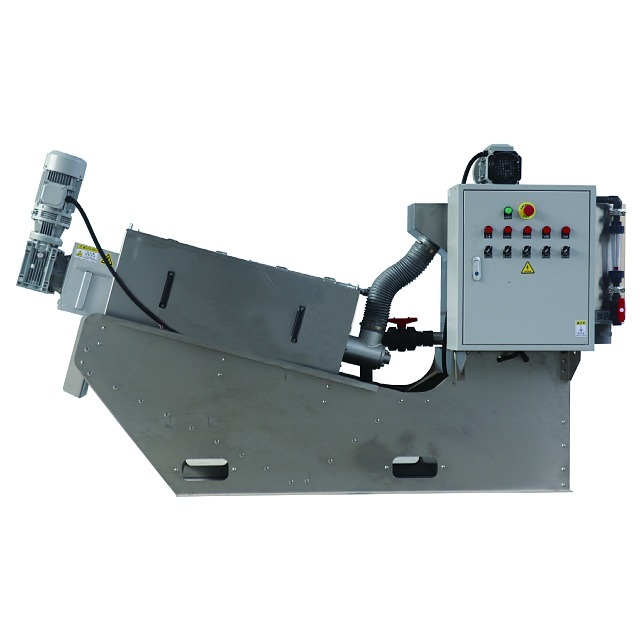 2021 New Multi-disks Screw Press Sludge Dewatering Equipment For Farm Pharmaceutical