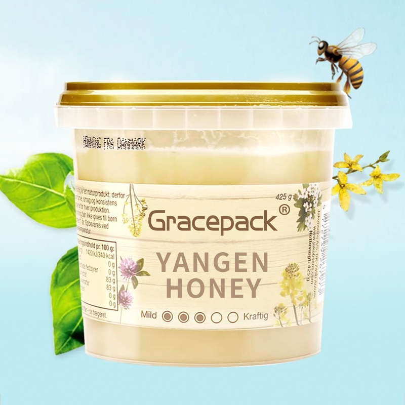 Cheap Hot Sale Mini Clear Pail Food Grade Bucket With Handle For Ice Cream  Butter  Honey