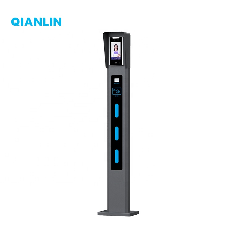 face recognition access control facial body temperature camera kiosk digital thermometer