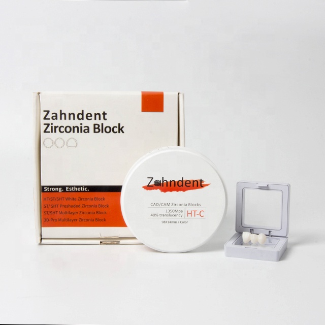 Zahndent «камень, ножницы, бумага» циркониевый блок cad cam изготовление зубных протезов системы для Стоматологическое лабораторное 16 видов цветов A1 A2 A3 после в Китае (стандарты CE, ИСО стандарт