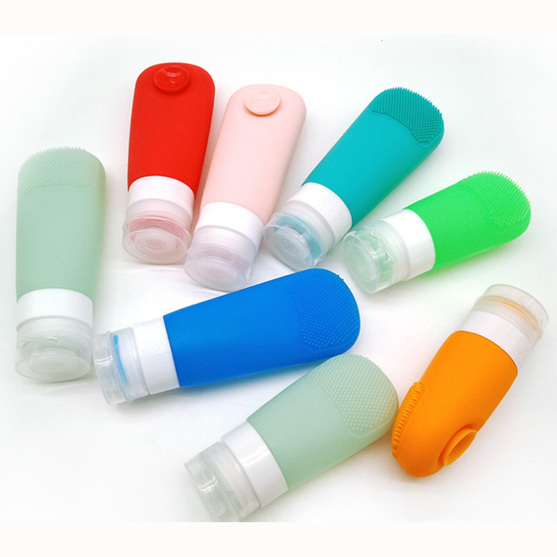90ml travel silicone bottle silicone travel bottle set travel shampoo bottle set
