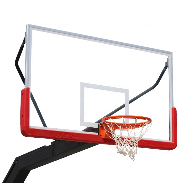 Баскетбольная доска с сертификатом FIBA, закаленное стекло для соревнований