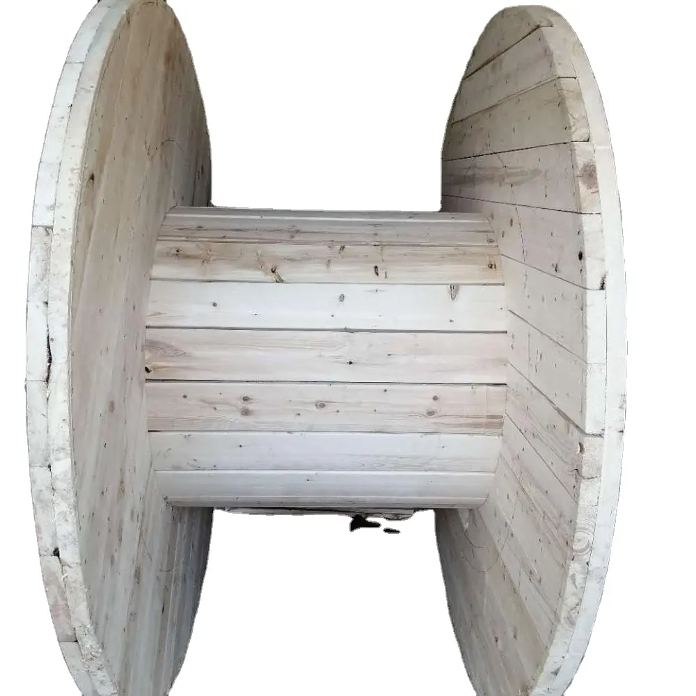 Large  dried wooden drum /Wooden Cable Spools /cable reel