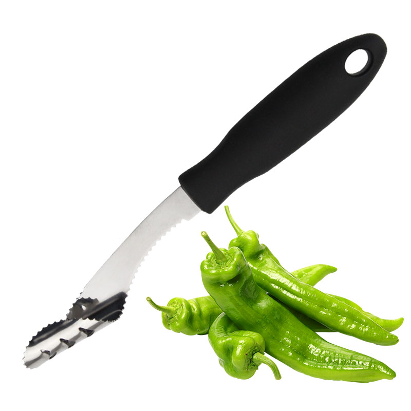 Yangjiang китайская нержавеющая сталь Чили Jalapeno перец Corer фрукты овощи corer инструмент для перца