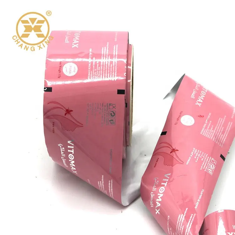 Honey Sachets Packing Roll Film Manufacturers Honey Packets Laminate Film Roll Food Packaging Plastic Roll Film