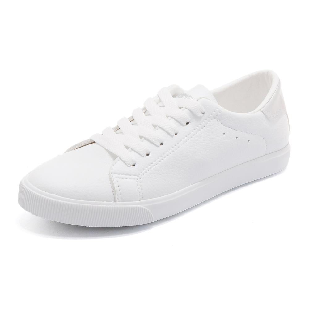 Fashion Customized Pink White Black Upper Leather women Casual Shoes