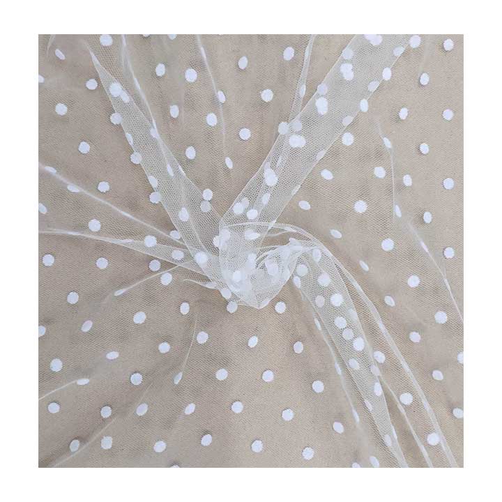 Lining For Tablecloth New Design Super Poly Price Plain Polka Dot Net Knit Mesh Fabrics