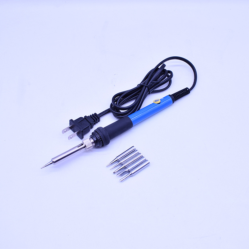 60W in-line constant temperature electric iron beautiful 110V European standard 220V welding tool
