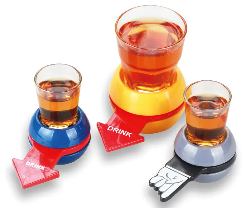 shot spin Arrow drinking wheel cup finger game rotating cup glass gift party drinking cup