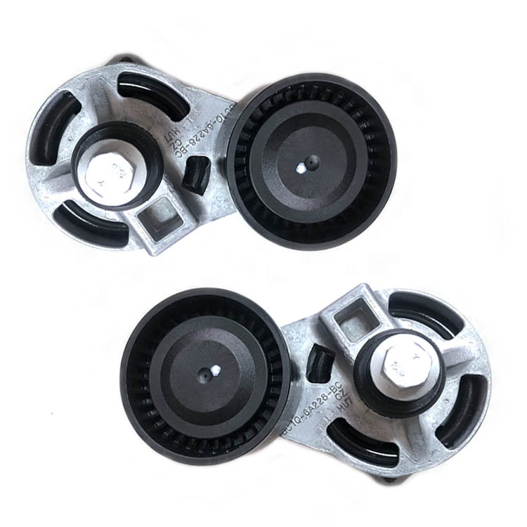 Engine Belt Tensioner Pulley Assy 6C1Q-6A228-BC 6C1Q-6A228-BB 1385379 1445915 for Ford Transit 2.4 Tdci H9FB H9FD