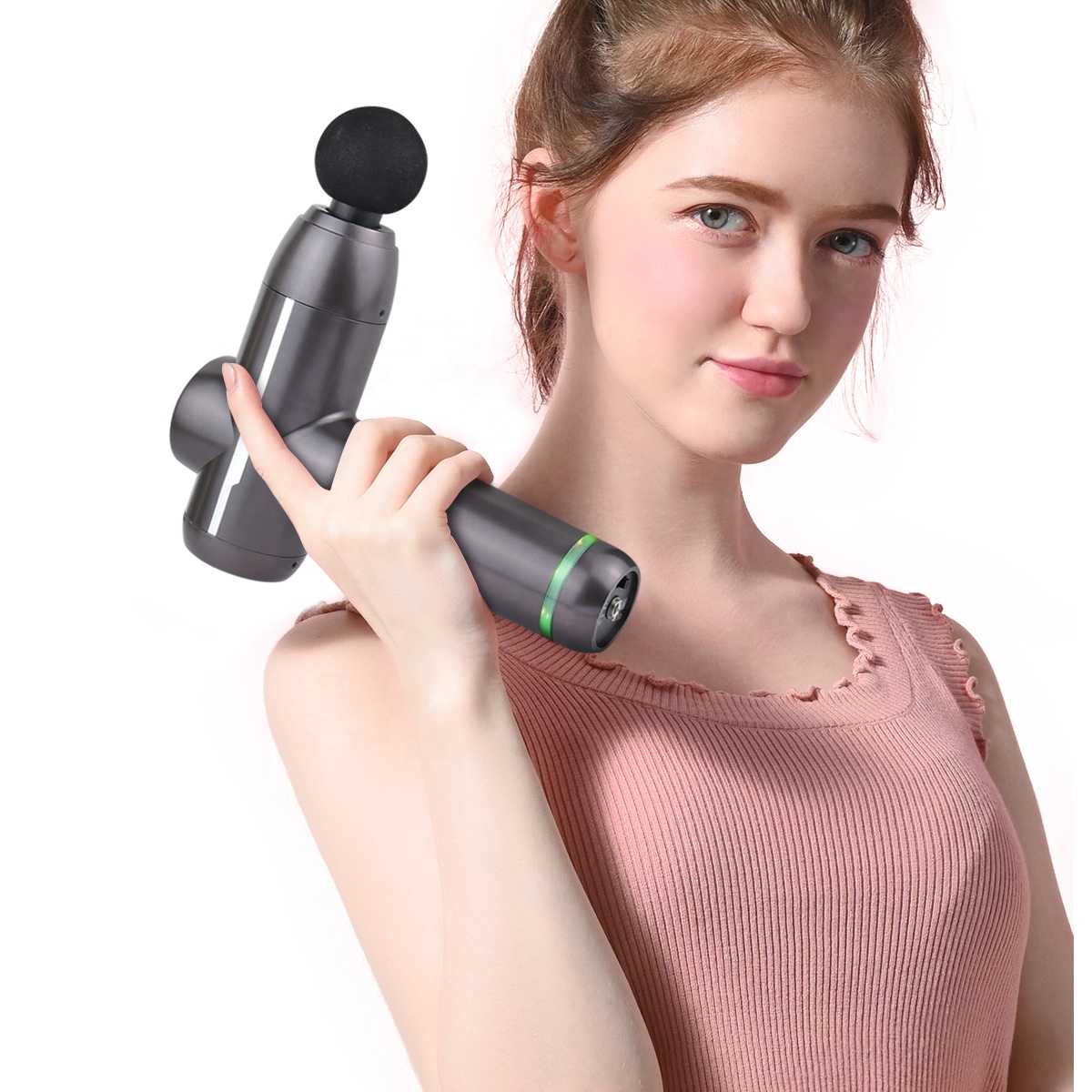 Deep Heat Muscle Massage Equipment Therapy Neck Shoulder Massager Pistola Da Massaggio Portable Massager Heated
