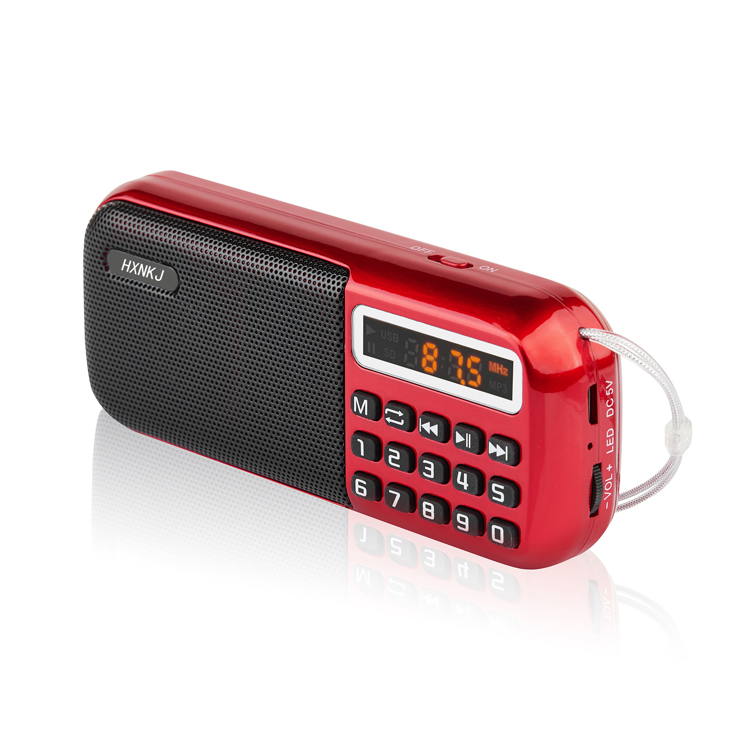 Заводской удобный мини mp3 музыкальный плеер, перезаряжаемый цифровой Коран TF USB FM-радио