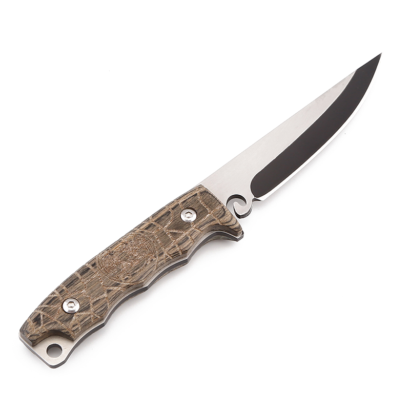 Self Defense Pocket Knife Aya Wood Handle Outdoor Camping Hunting Tactical Military Knife