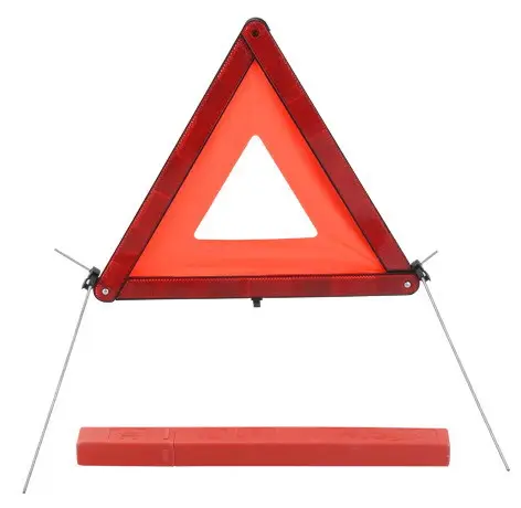 Warning Triangle Road Pole Traffic Sign Safety Sign Warning Triangle for car